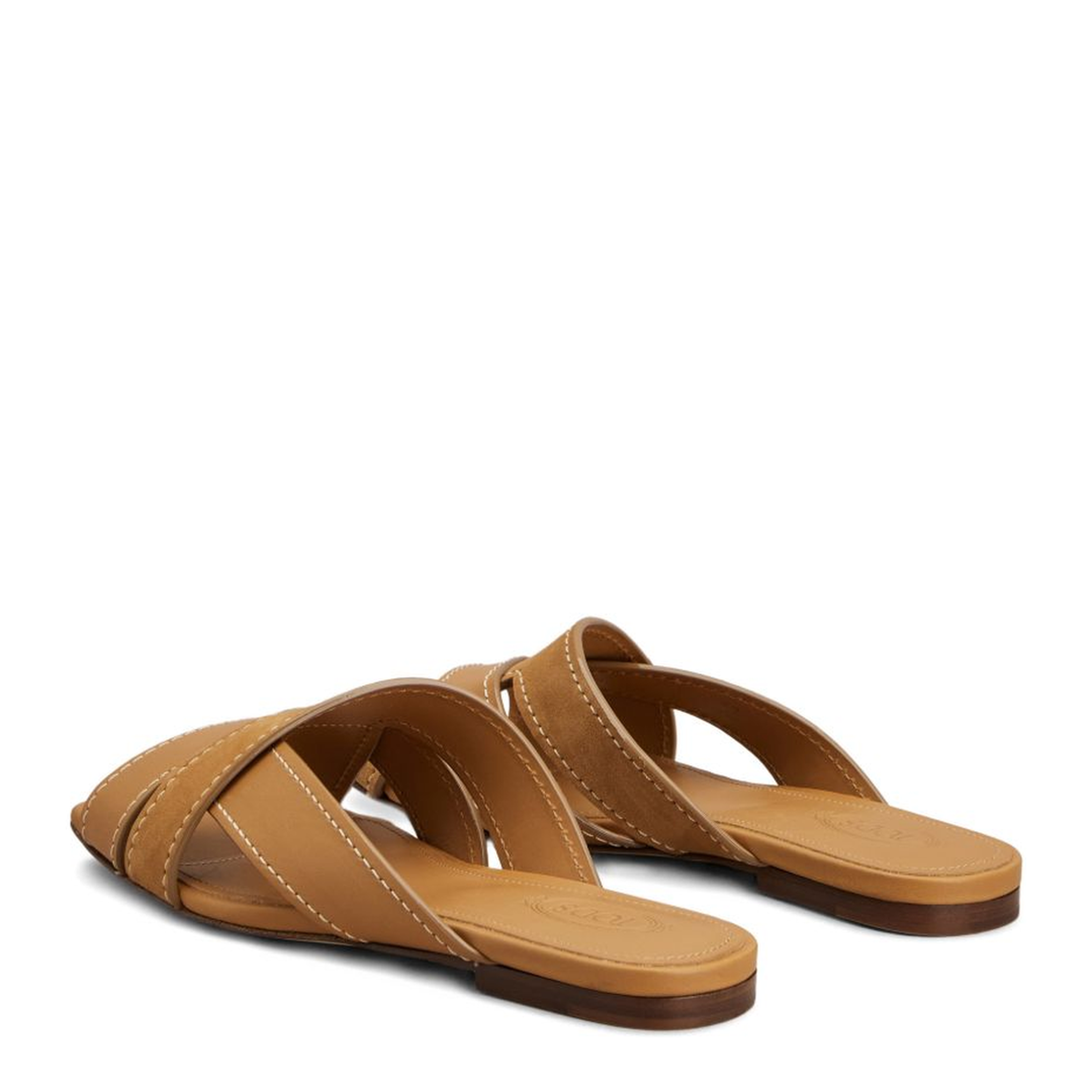 Smooth and Suede Leather Slides - Image 5