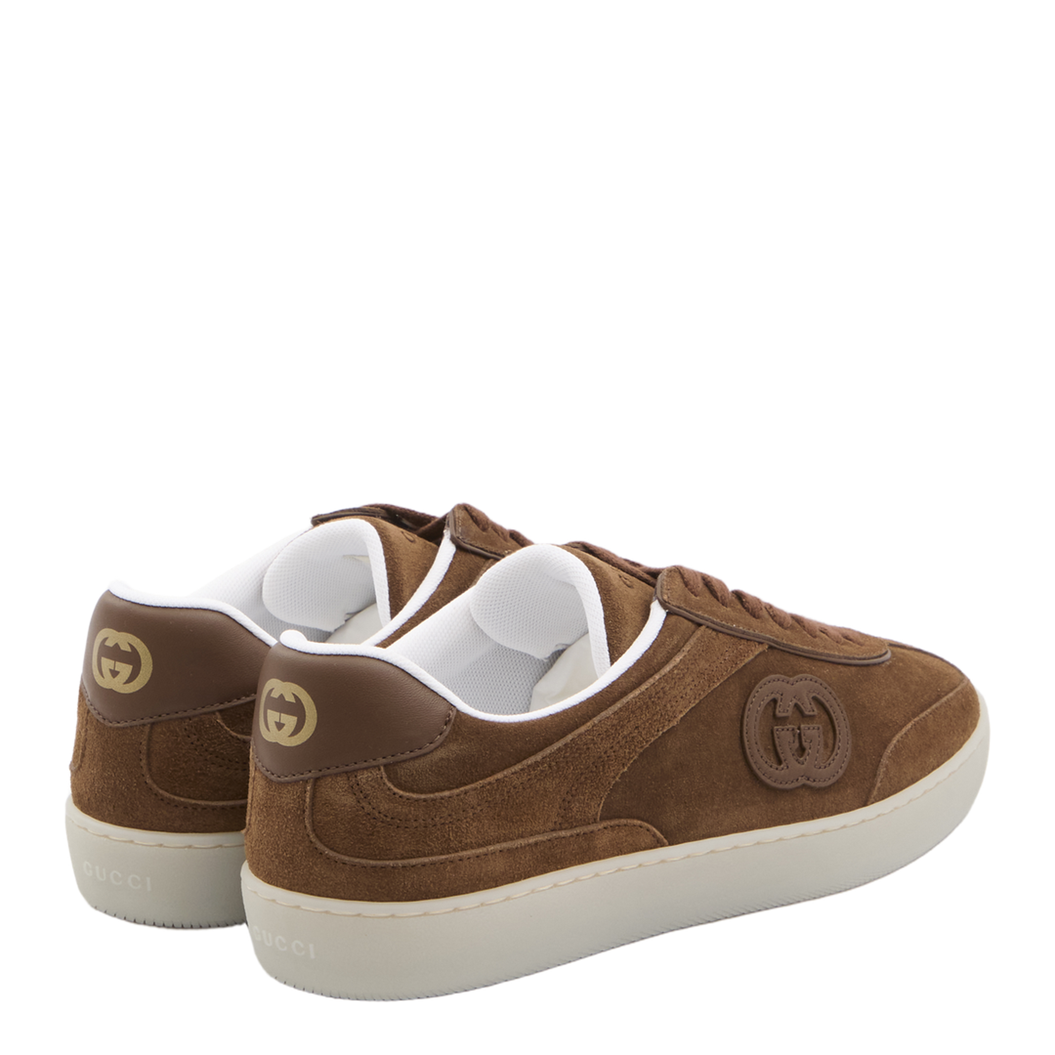 G75 Trainers in Light Brown Suede - Image 3