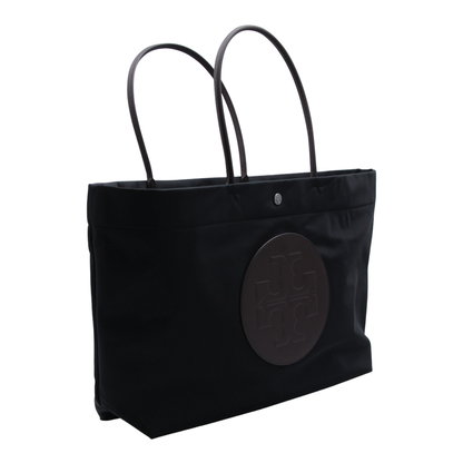 Ella Twist Nylon Shoulder Bag With Maxi Front Logo Patch - Image 5