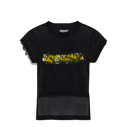 Asymmetrical Cut T-Shirt - Image 4