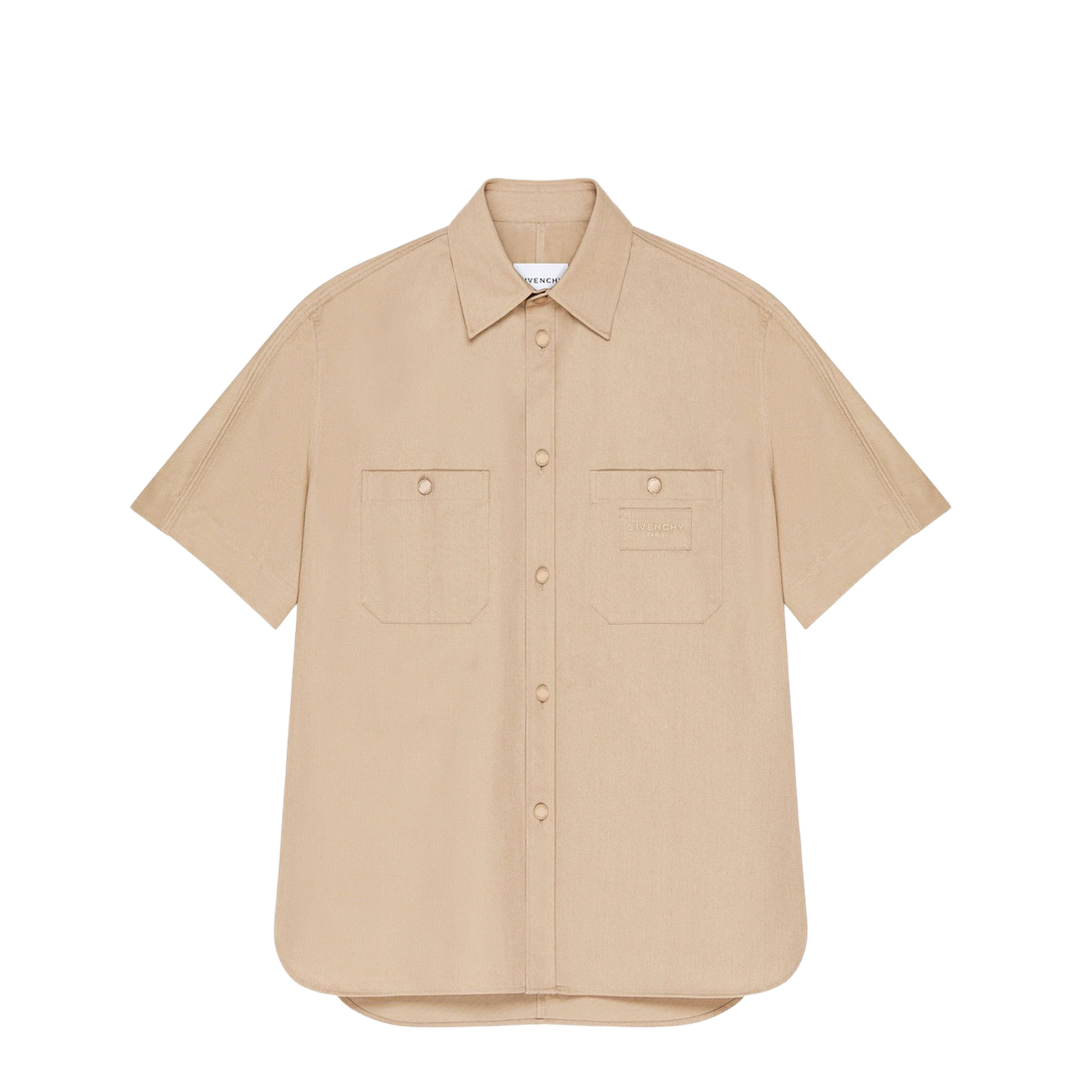 Couture Seam Cotton Shirt - Image 1