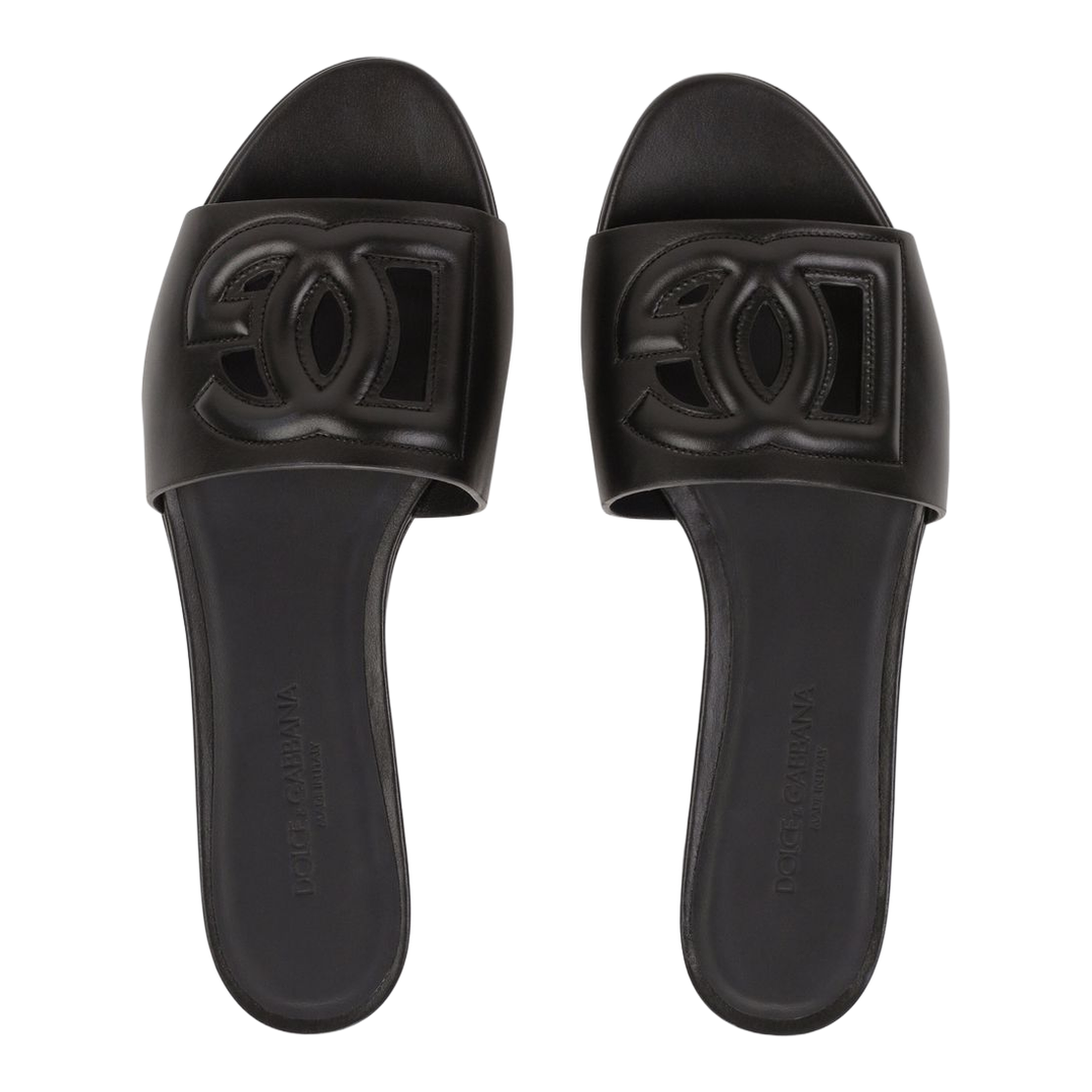Calfskin Slides with DG Millennials Logo - Image 4