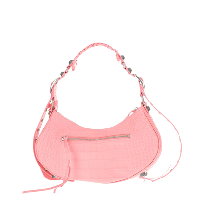 Le Cagole Small Shoulder Bag in Pink - Image 5
