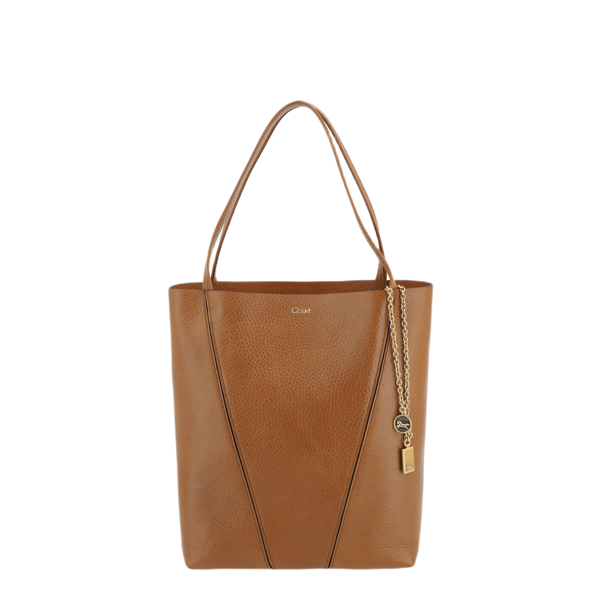 Spin Calfskin Tote - Clay Brown - Image 1