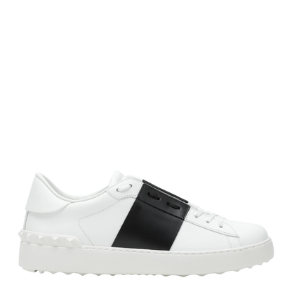 Open Sneakers in White/Black - Image 1