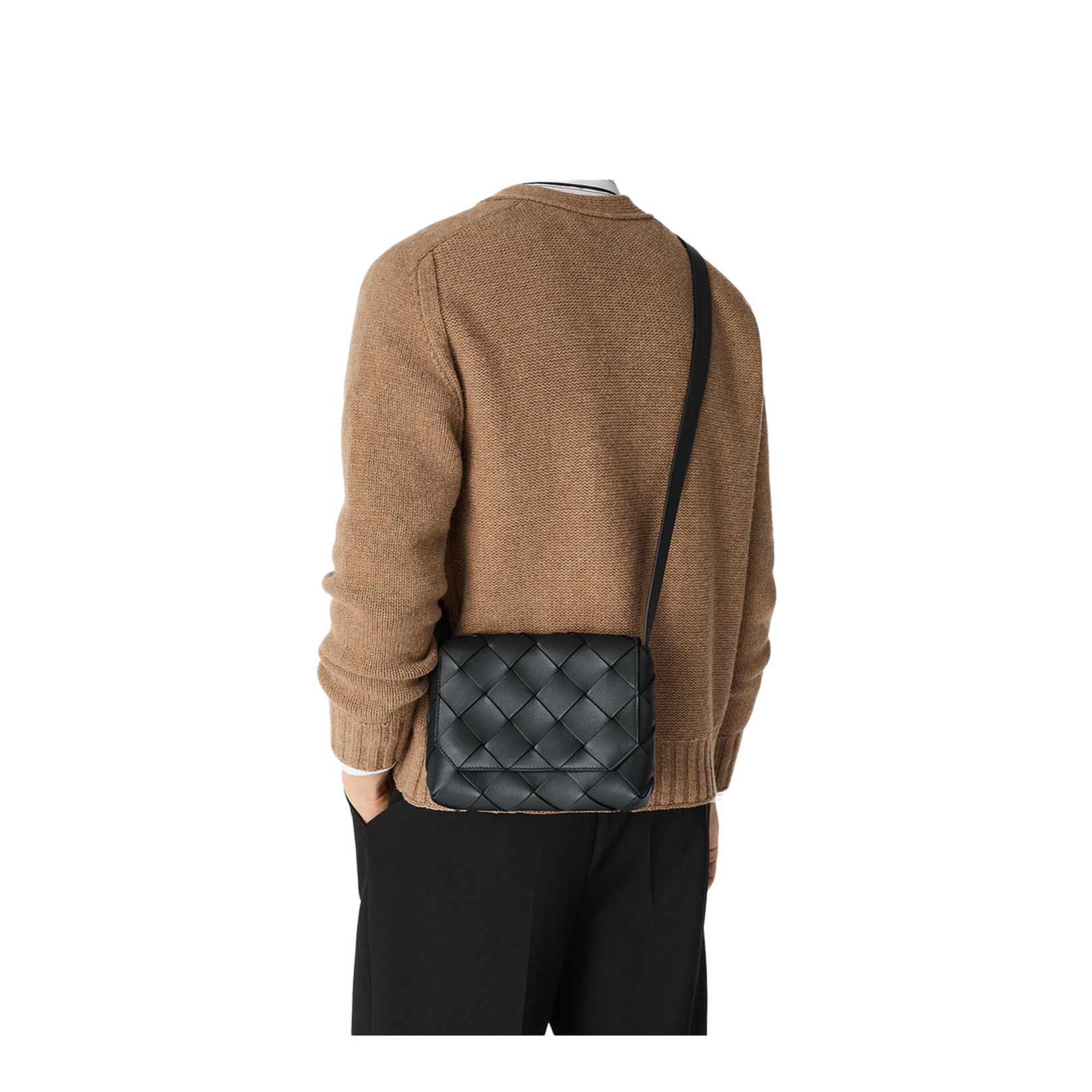 Diago Small Shoulder Bag Leather Black - Image 4