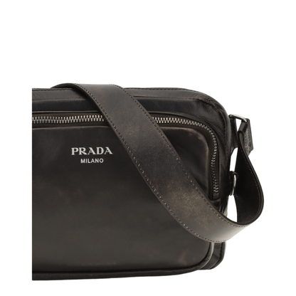 Shoulder Bag in Aged-Effect Nappa Leather - Image 4