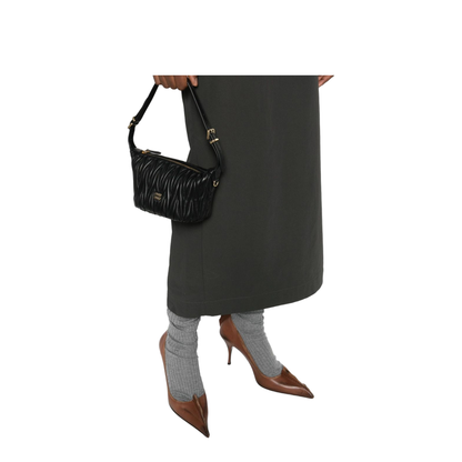 Matelassé Mini Bag Leather - Black - Image 2