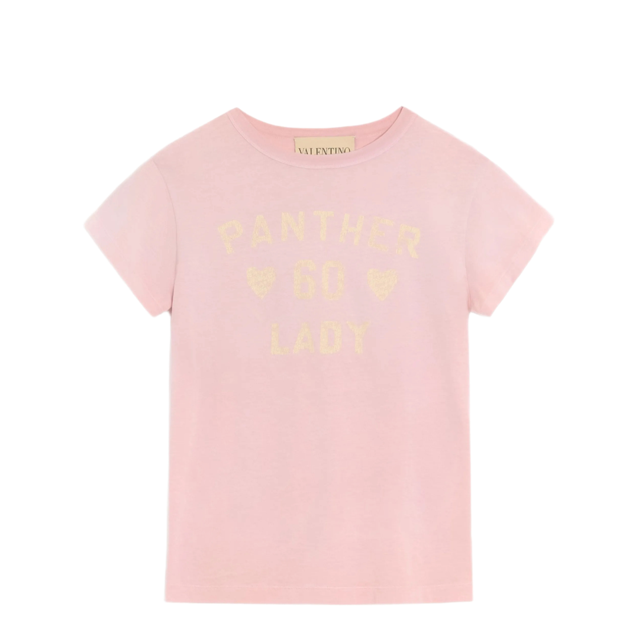 Printed Cotton T-Shirt Pink - Image 1