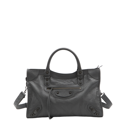 Medium Le City Handbag in Dark Grey - Image 1