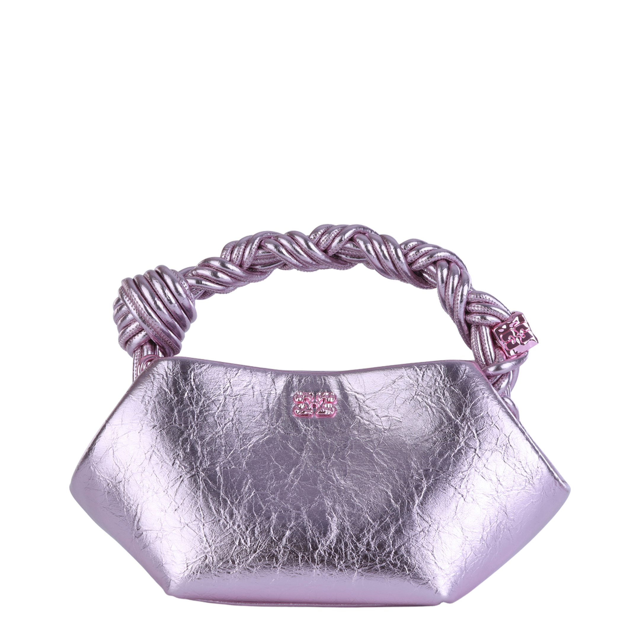 Bou Mini Bag Crushed Mini Bag - Silver Pink - Image 1