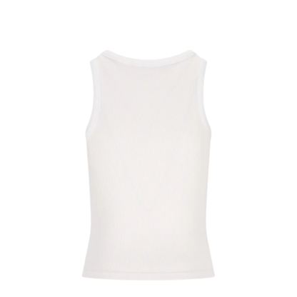 Logo Ribbed Tank Top - Image 2