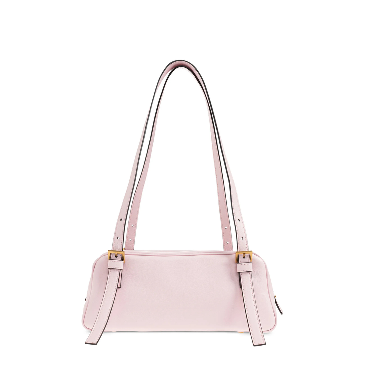 Emblème Nappa Leather Bowling Bag - Pink - Image 3