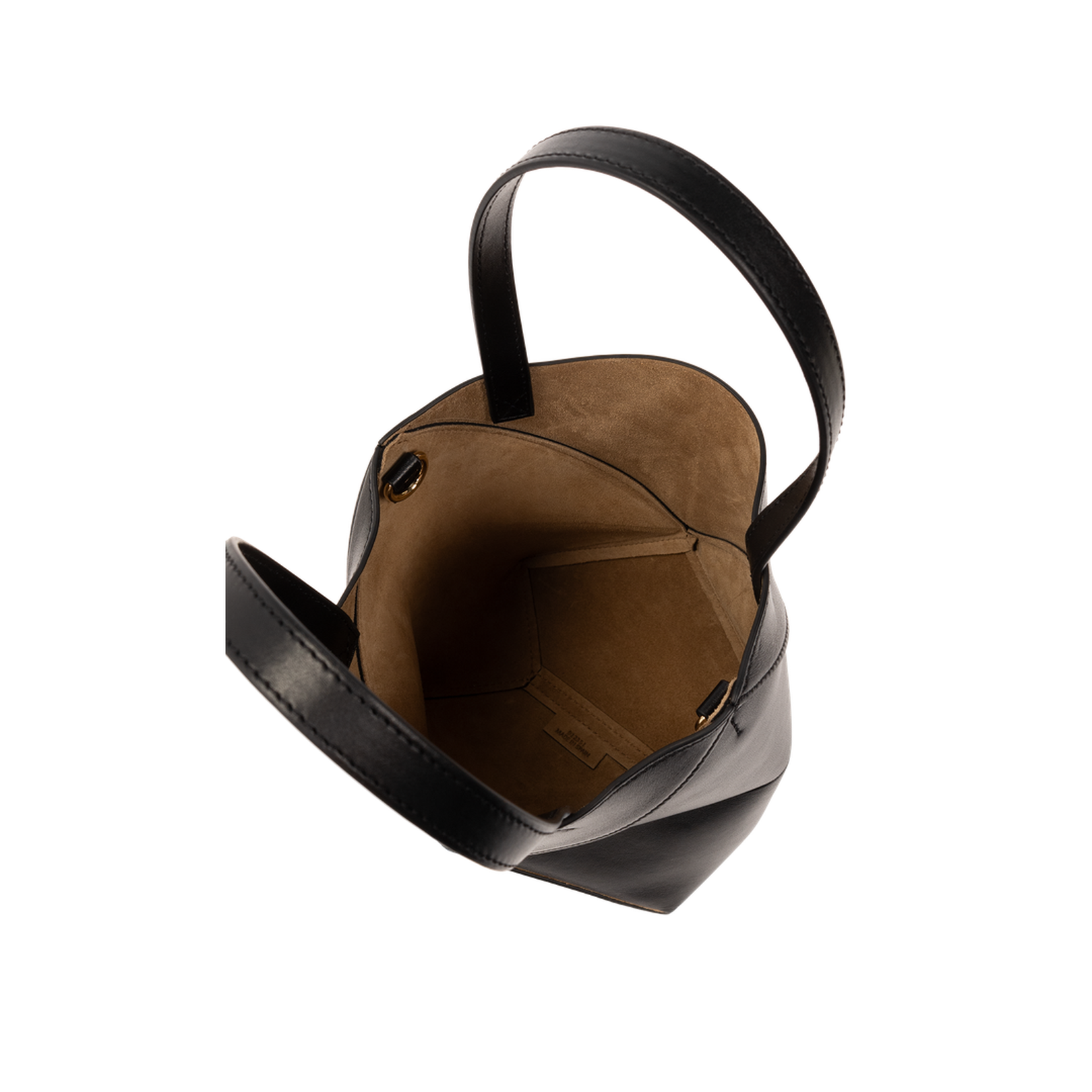 Mini Puzzle Fold Shoulder Bag Black - Image 5