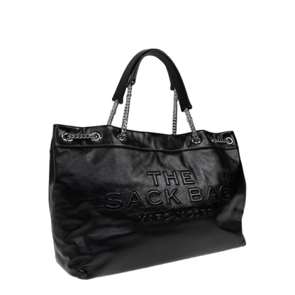 THE SACK BAG LEATHER BLACK - Image 3