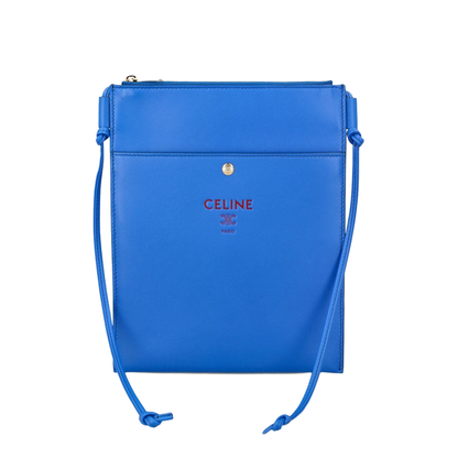 Sharp Lambskin Pouch - Ultra Blue / Ultra Red - Image 1