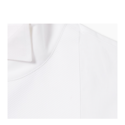 Light Chambray Cotton Shirt in White - Image 2