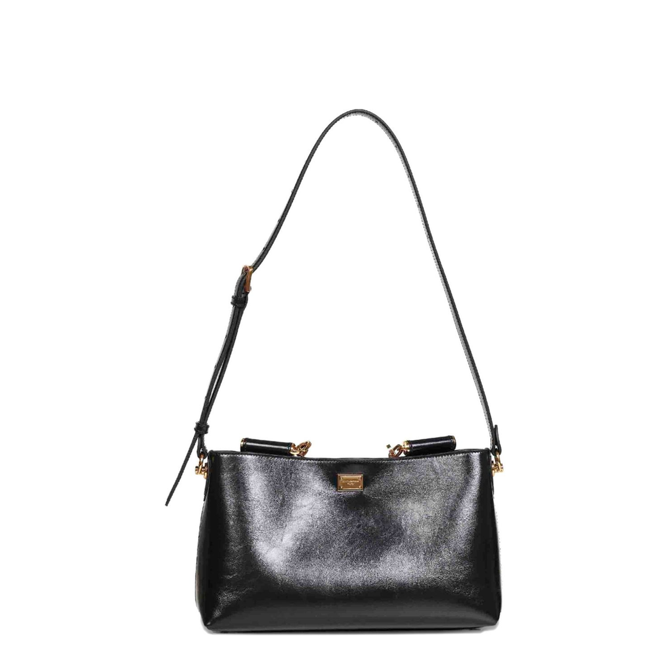 Vittoria Medium Calfskin Handbag - Black - Image 1