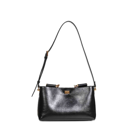 Vittoria Medium Calfskin Handbag - Black - Image 1
