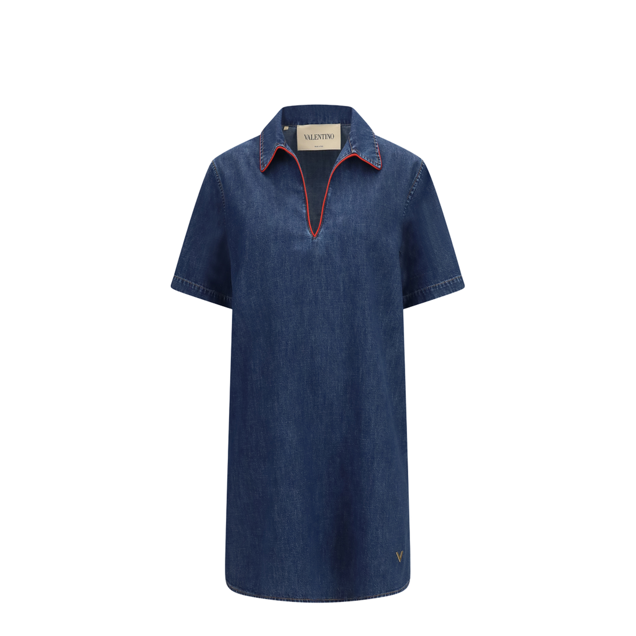 Chambray Denim Dress - Image 1