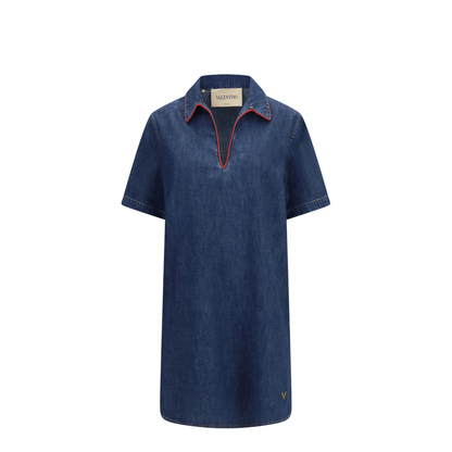 Chambray Denim Dress - Image 1