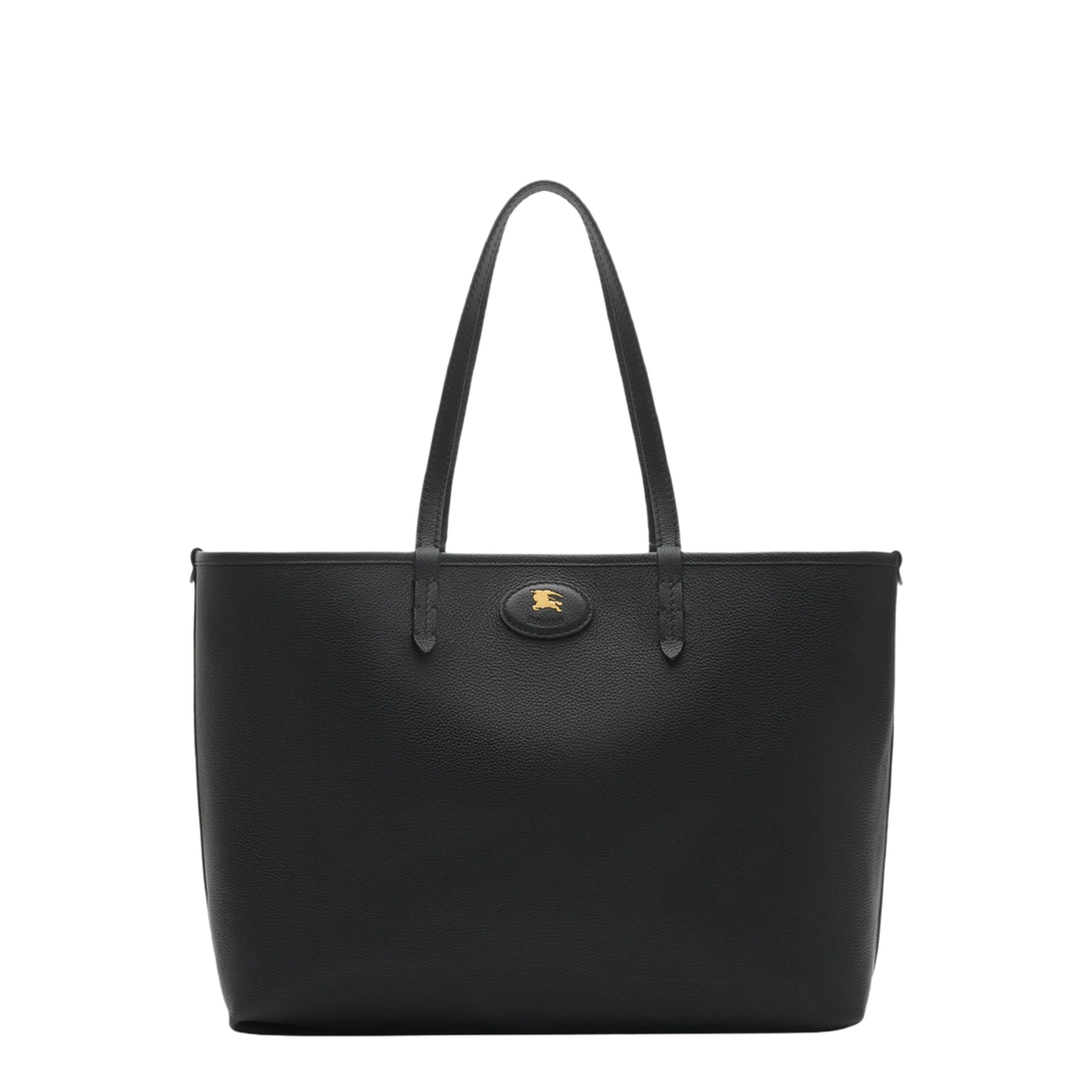 Bloomsbury Medium Calfskin Tote - Black/Calico Beige - Image 2