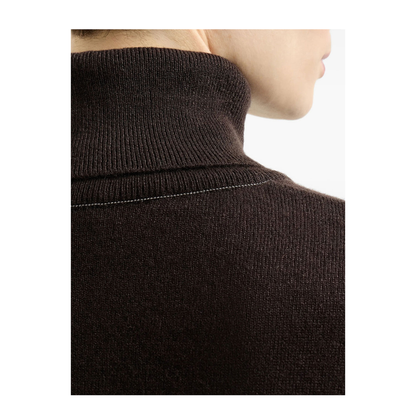 Cashmere Turtleneck Sweater with Monili - Image 5