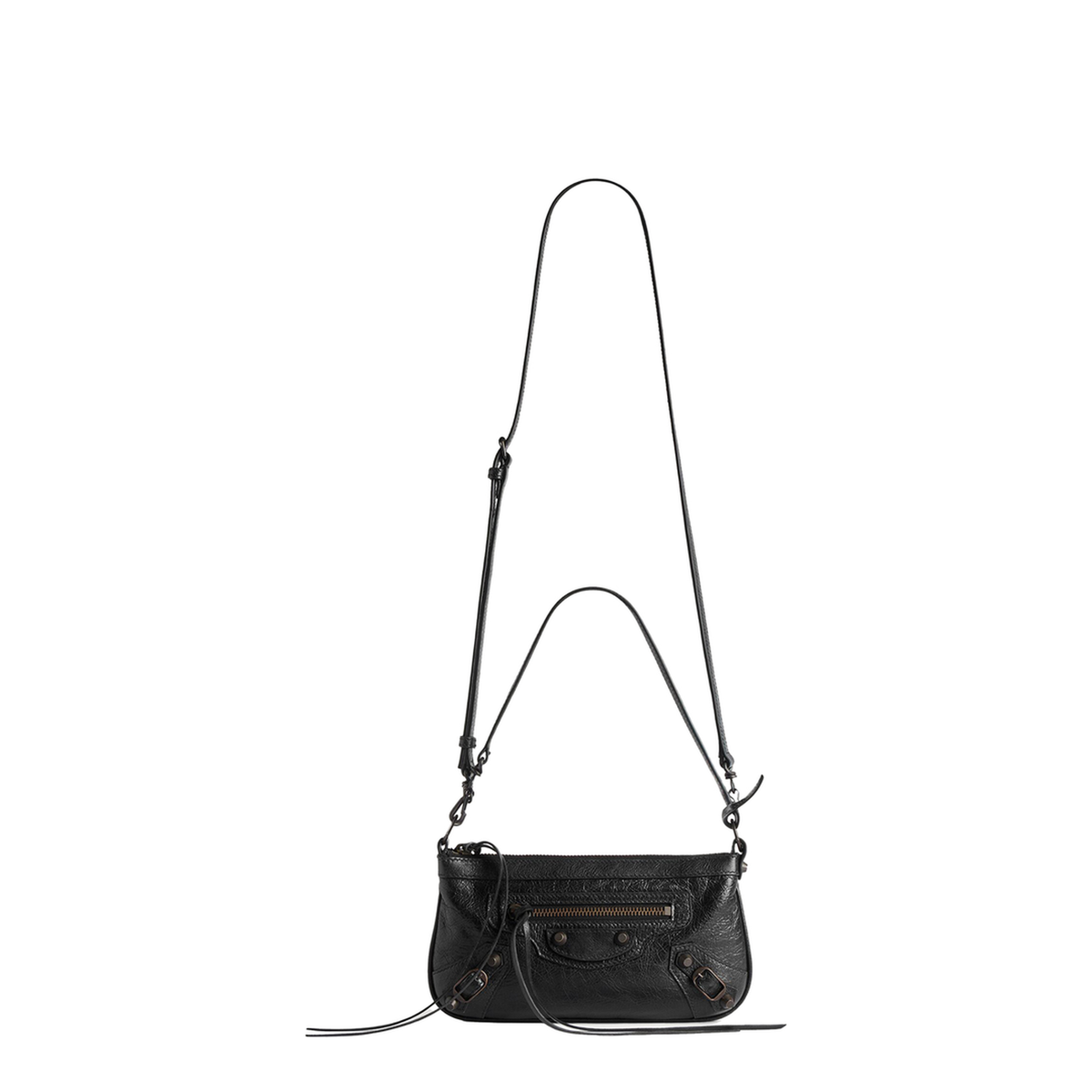 Le City Arena Lambskin Crossbody Pouch - Black - Image 4
