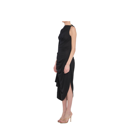 Viscose Jersey Draped Dress - Image 2