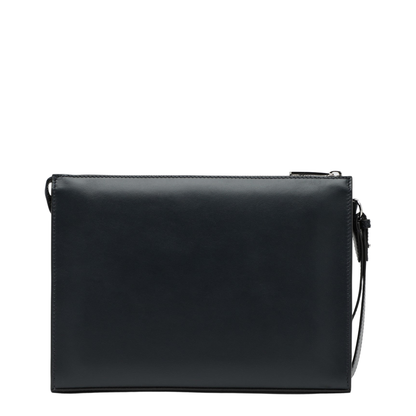 Clutch Squared FF in Saffiano Leather and Cotton - Image 2