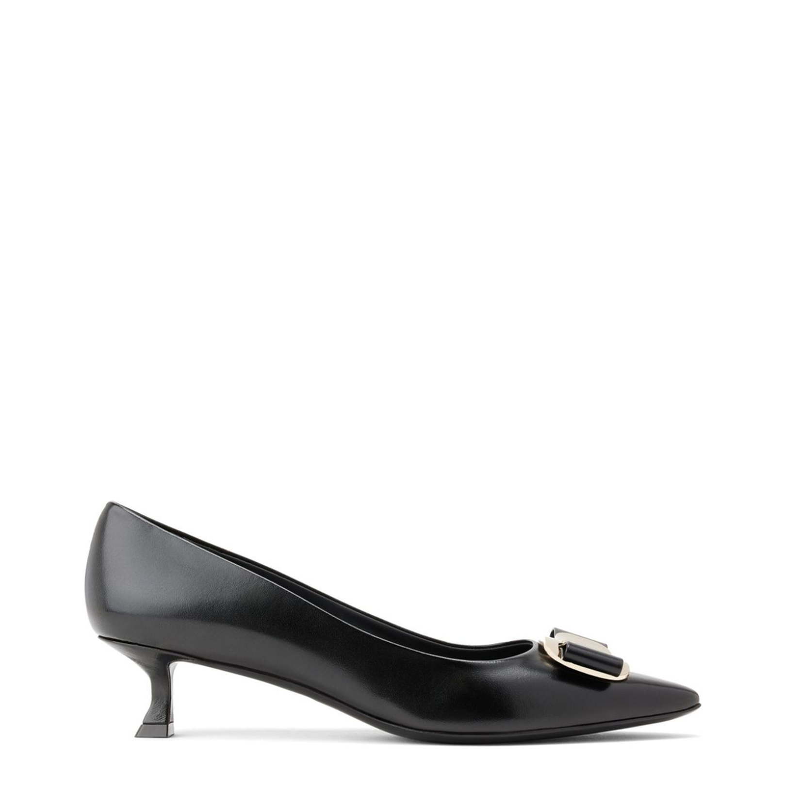 Black New Vara Leather Pumps - Image 1