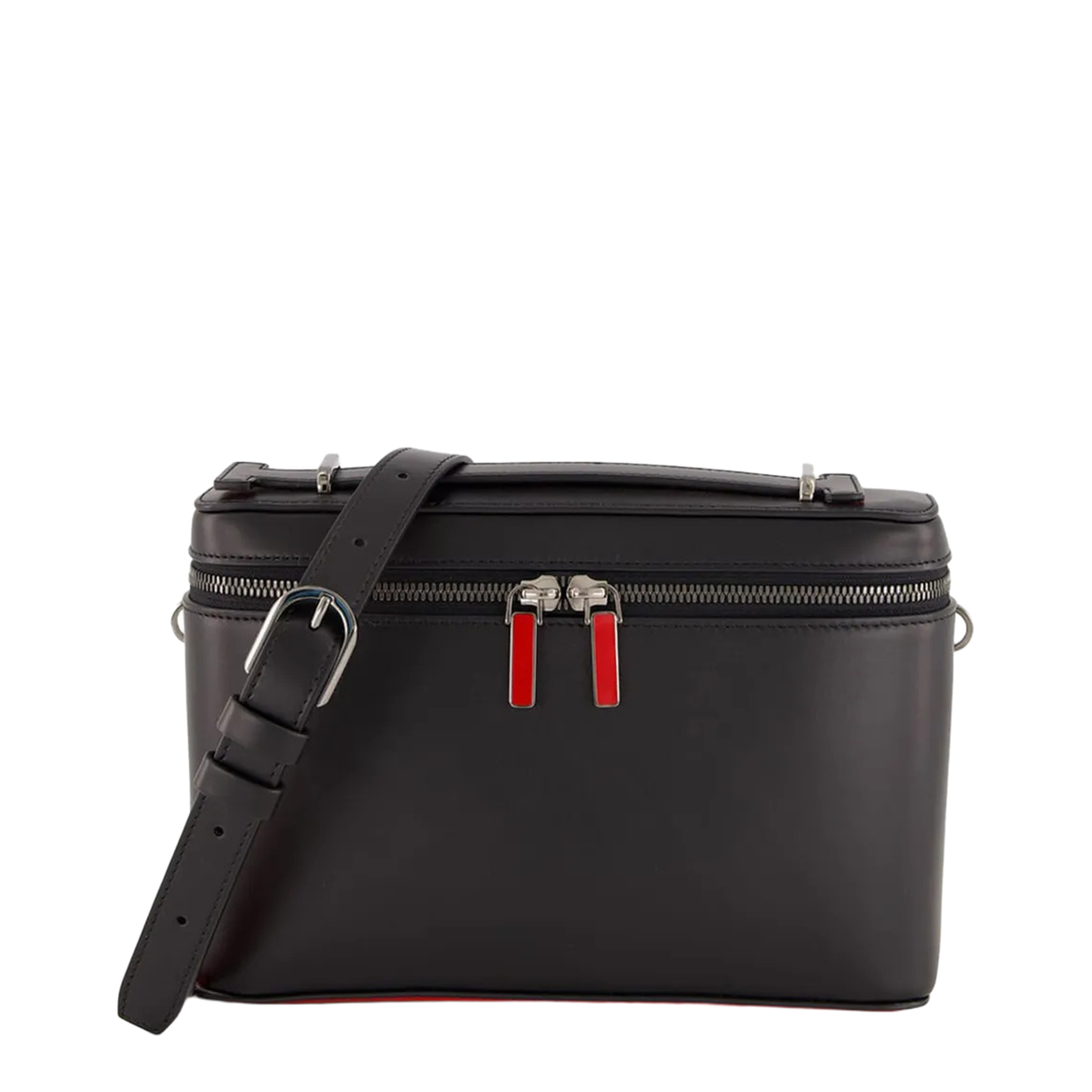 Kypipouch Leather Crossbody Bag Black - Image 1