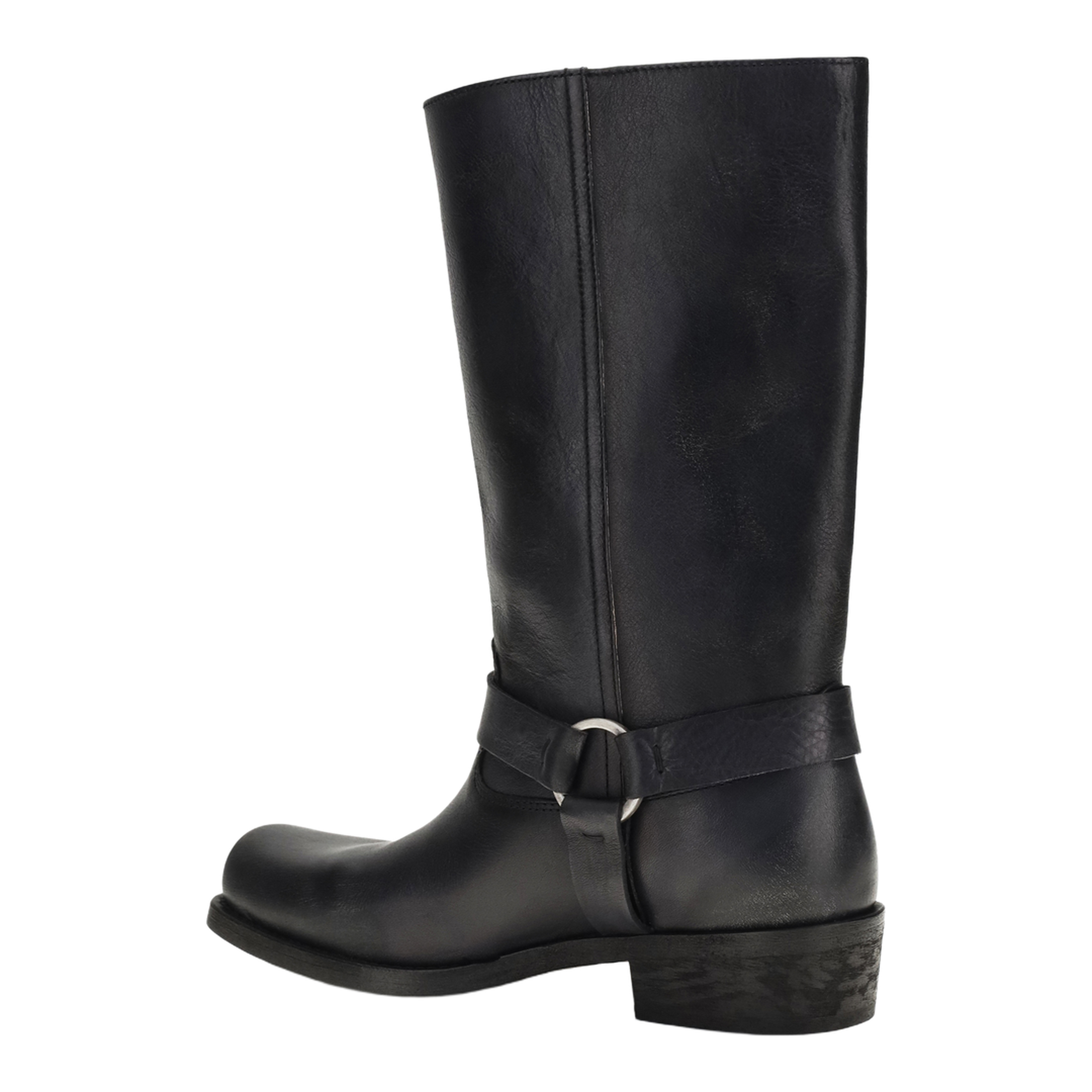 Leather Biker Boots - Image 3