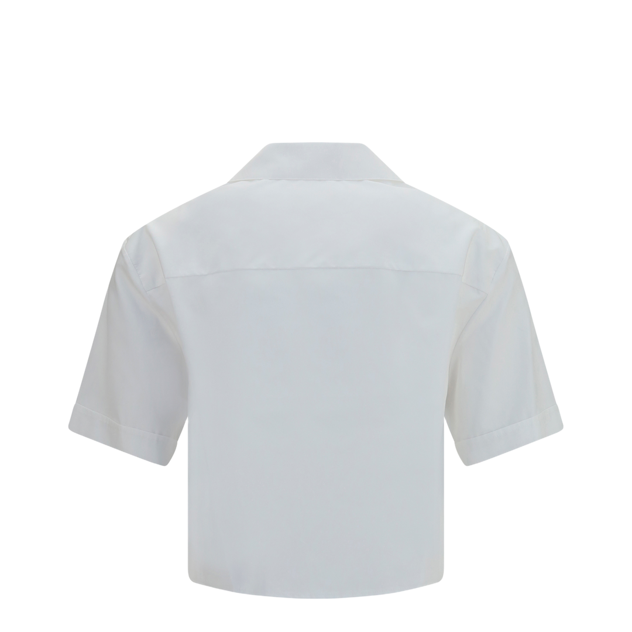 Cropped Cotton Poplin Shirt - Image 2