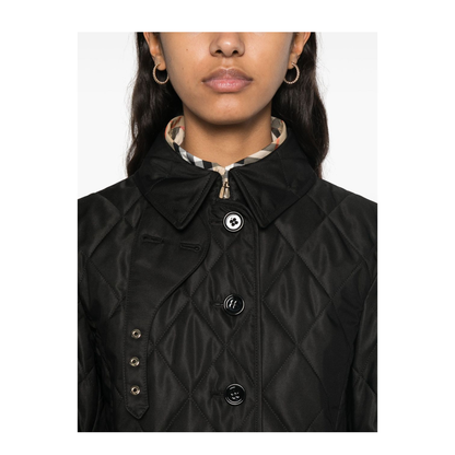 Quilted Jacket In Black - Image 2