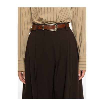 Billie Wool Blend Wide-Leg Trousers - Image 4