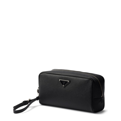Saffiano Pouch - Black - Image 5