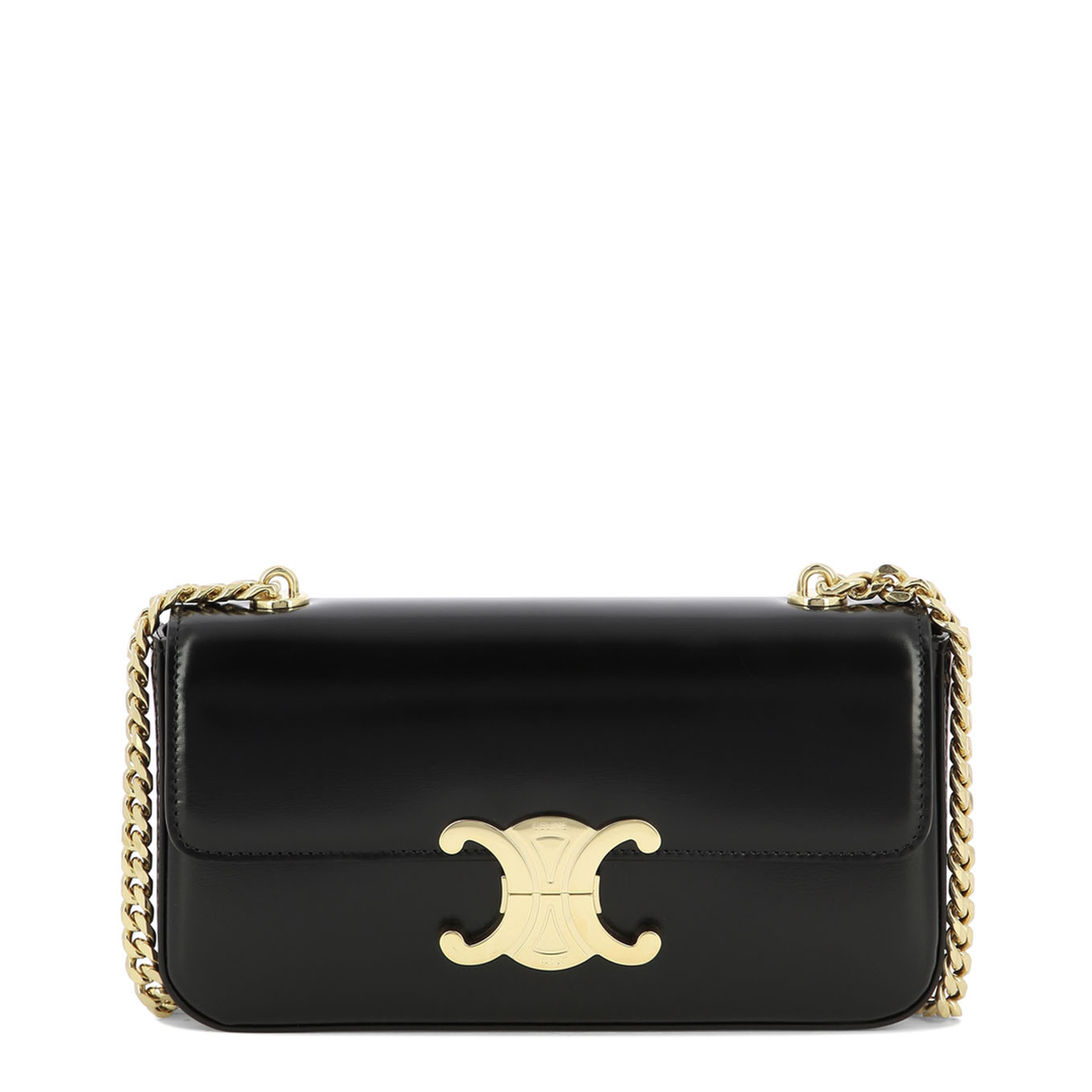 Claude Triomphe Chain Shoulder Bag Black - Image 1