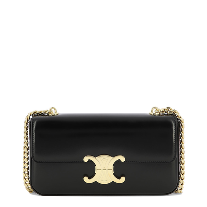 Claude Triomphe Chain Shoulder Bag Black - Image 1