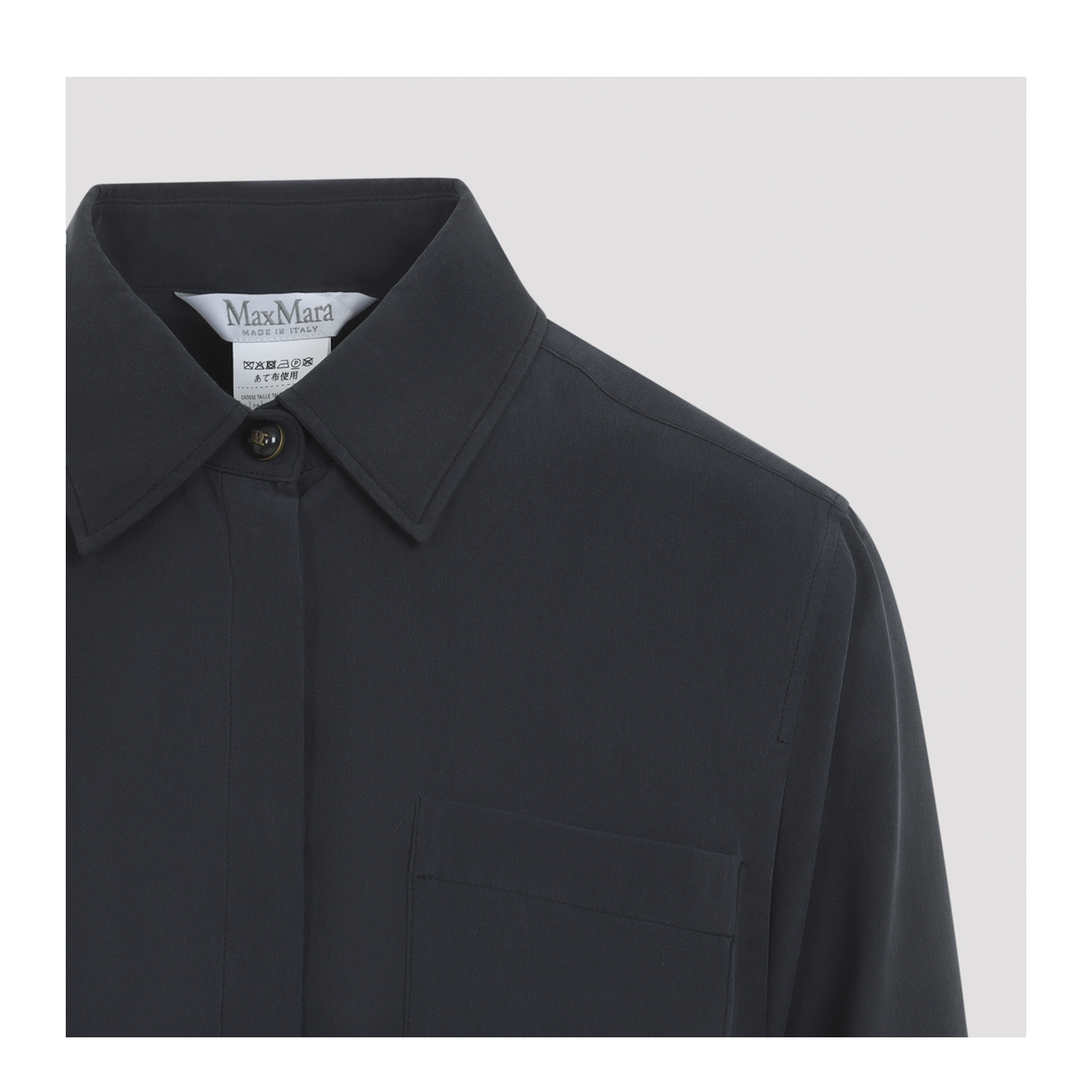 Siamese Washed Silk Shirt - Image 5