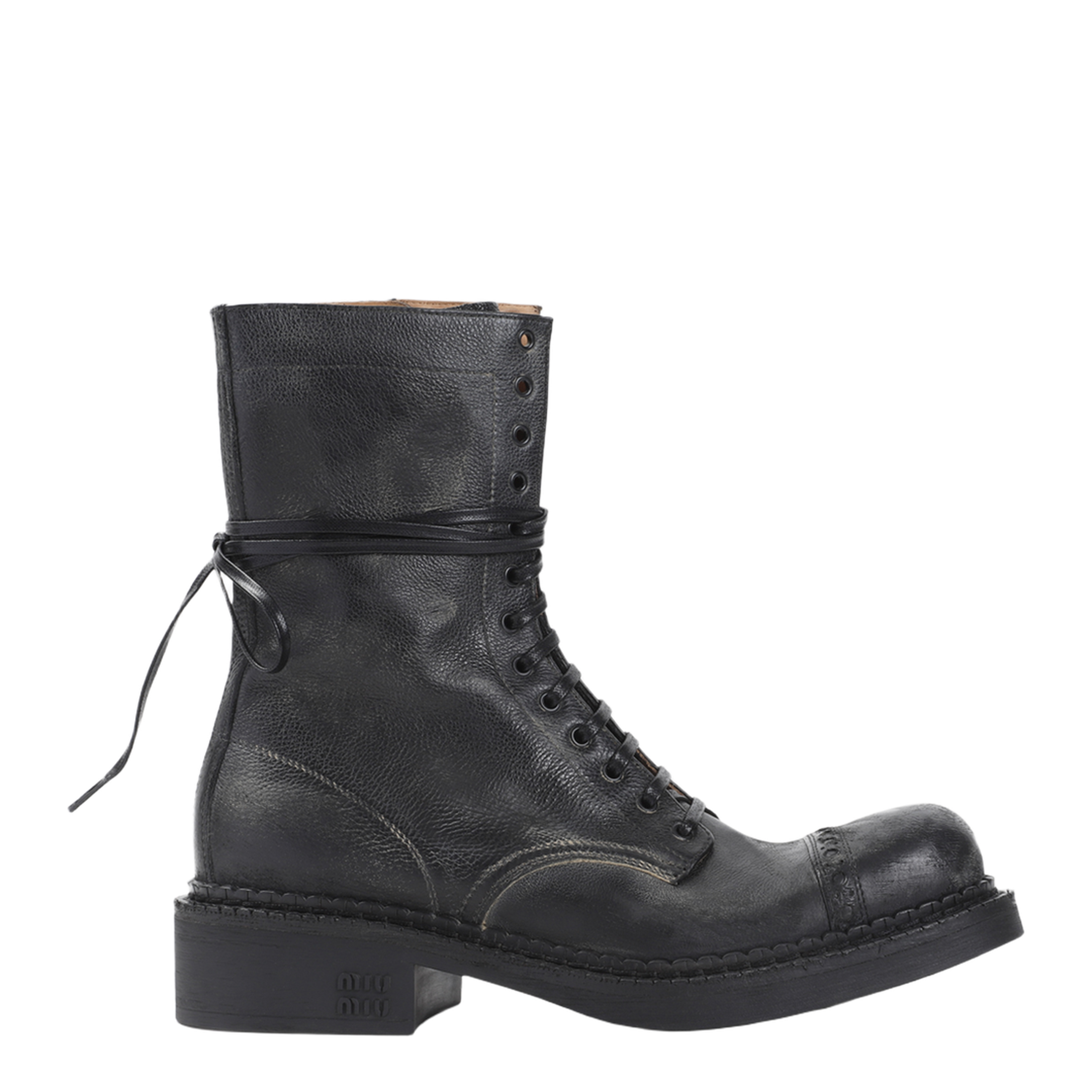 Laced Ankle Boots - Image 1