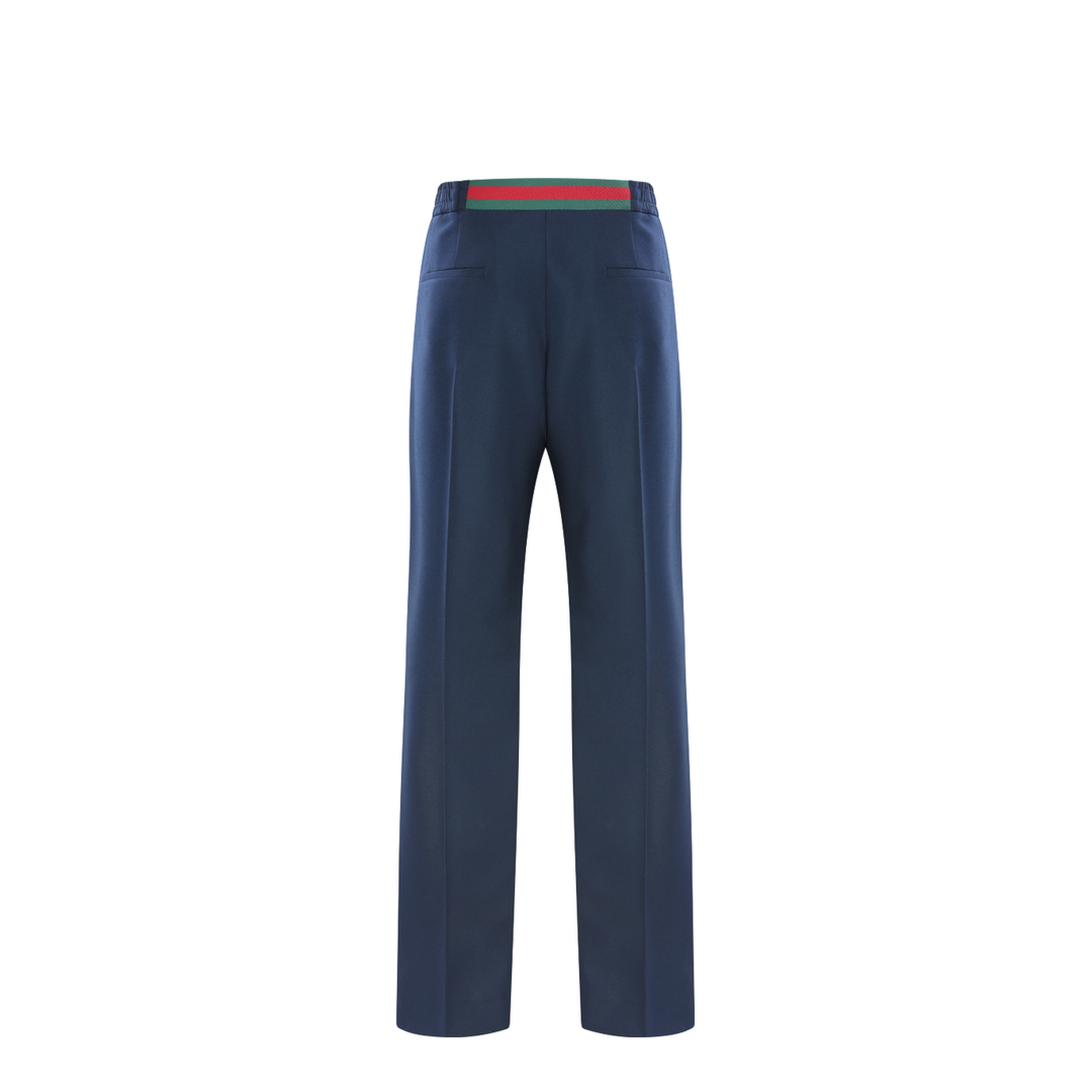 Technical Panama Sportswear Trousers in Dark Blue - Image 4