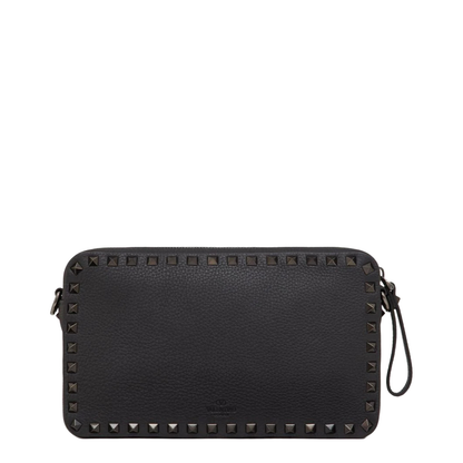 Rockstud Grainy Calfskin Crossbody Bag - Image 3