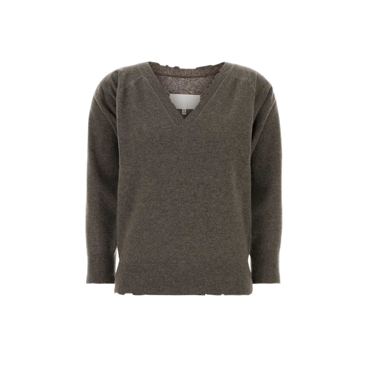 Mud Wool V Neck Sweater - Image 1