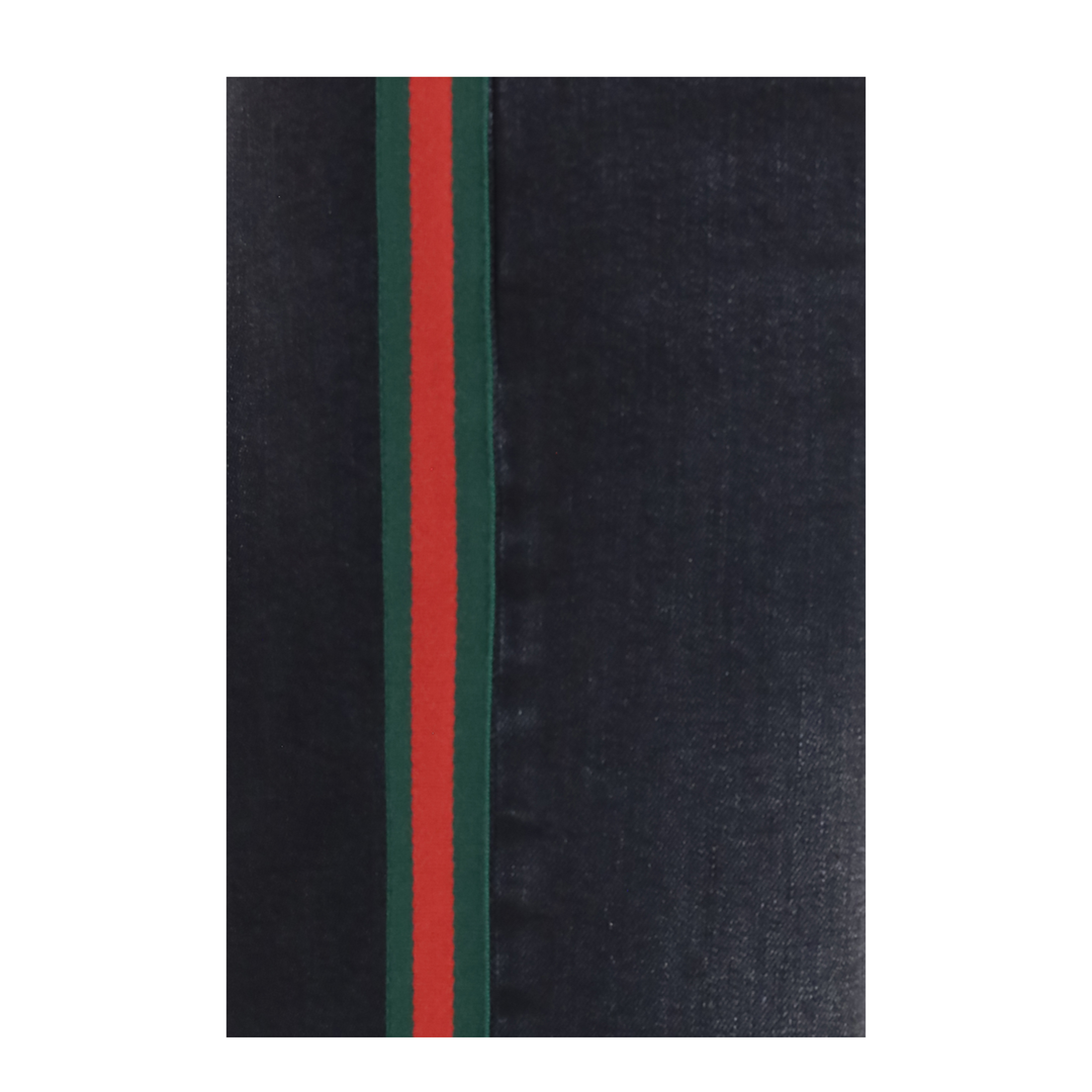 Stretch Cotton Jeans with Web Stripe - Image 3