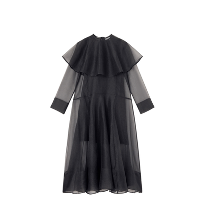 Long Dress with Hoop Collar - Image 1