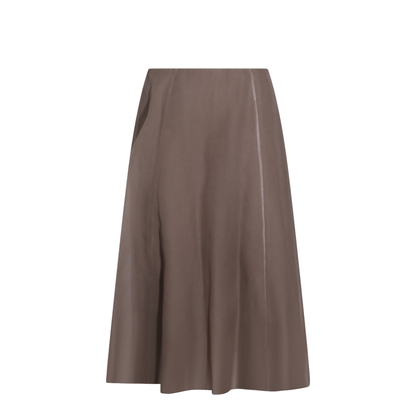 Silk Midi Skirt - Image 1