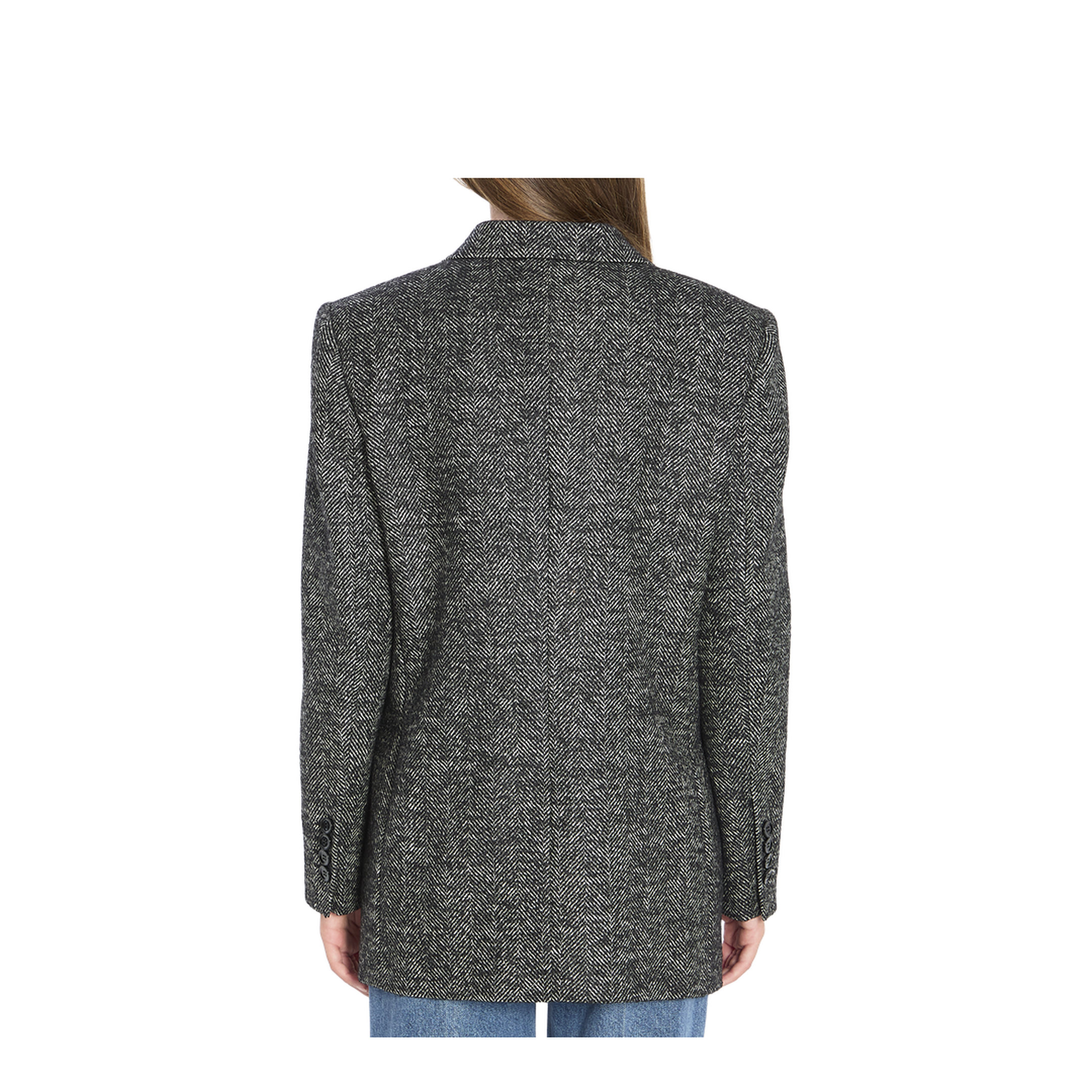 Double-breasted chevron jacket - Image 4