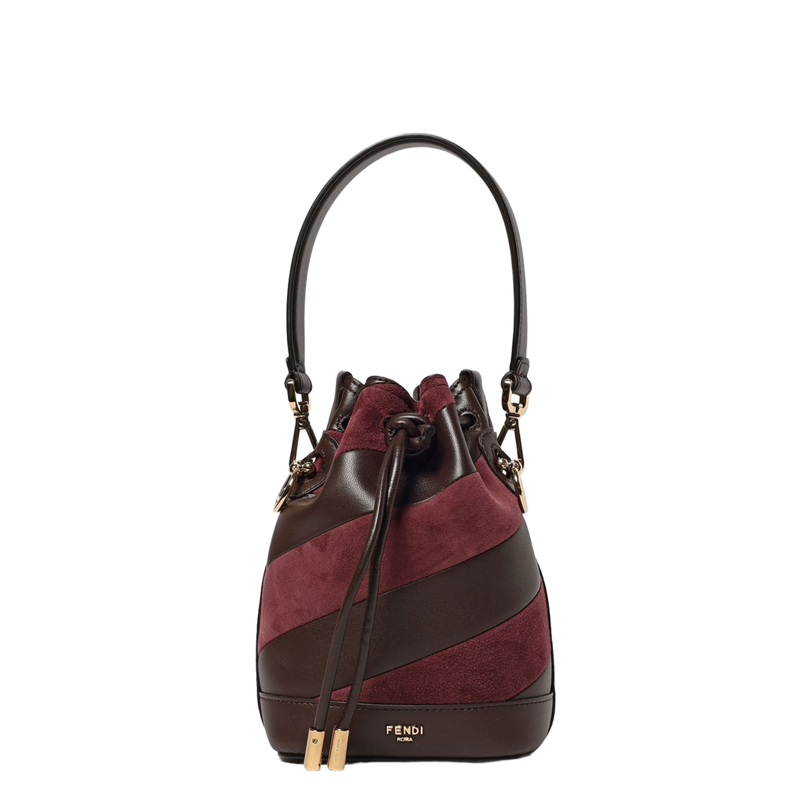 Mini Mon Tresor Chevron Bucket Bag Leather - Image 1