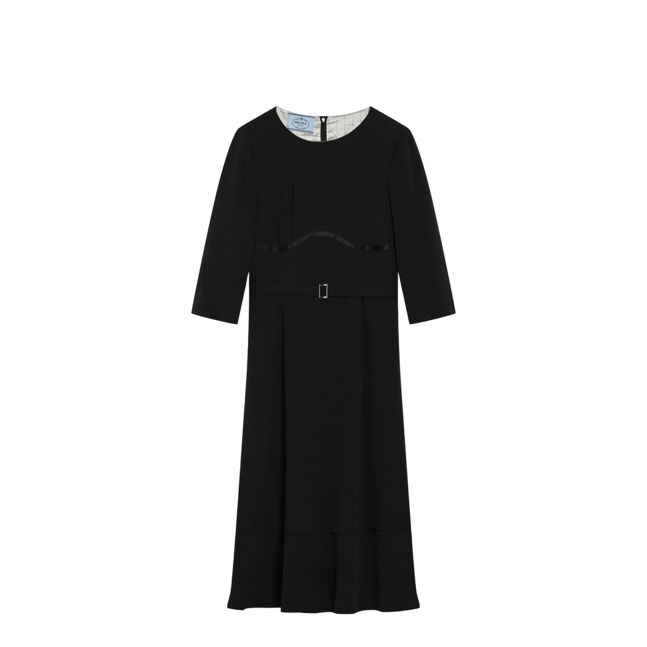 Black Silk-Blend Dress - Image 1